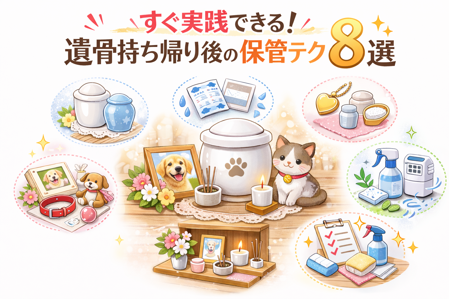 すぐ実践できる！遺骨持ち帰り後の保管テク8選